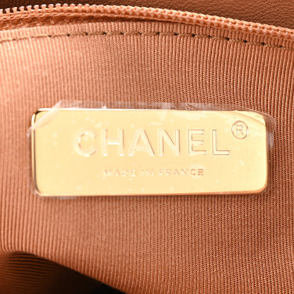 Chanel Lambskin Quilted Medium Chanel 19 Flap Light Brown 6 of 9