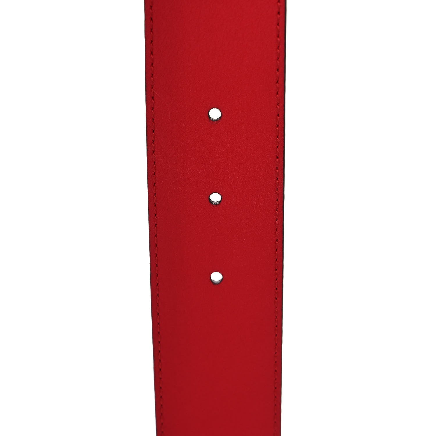 Gucci Moon Calfskin Torchon Double G 40mm Belt 95 38 Hibiscus Red 4 of 6