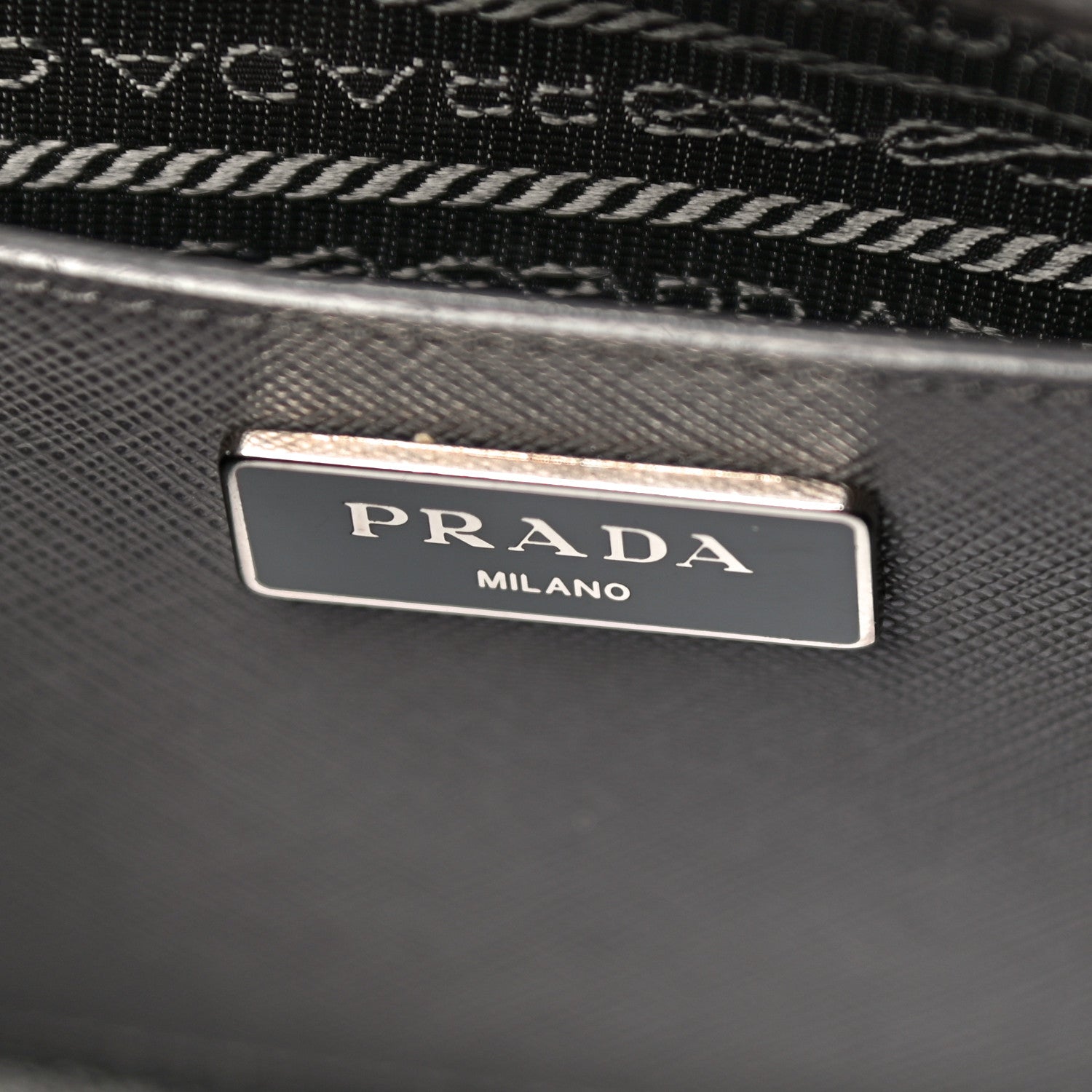 Prada Saffiano Lux Bi-Color Tote Marmo Nube 6 of 14
