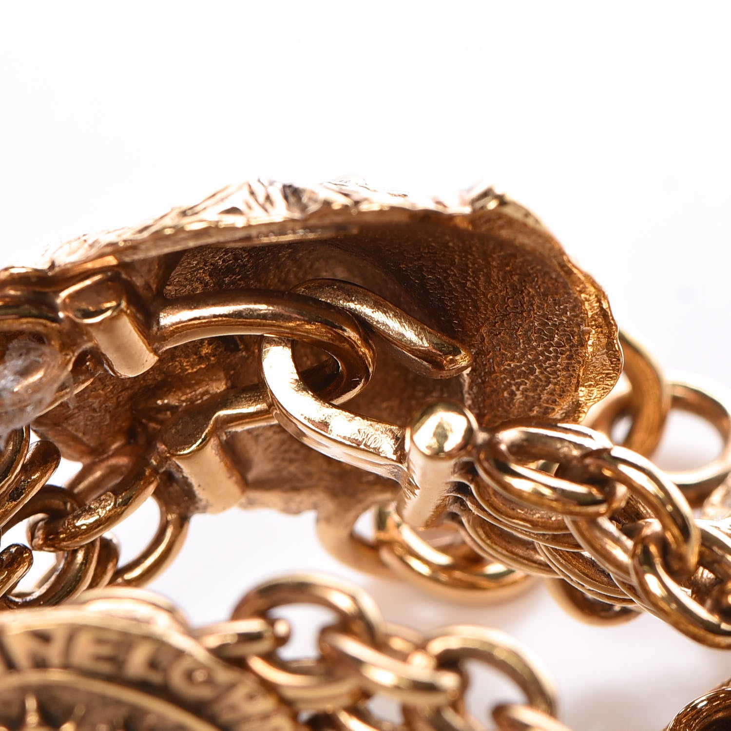 Chanel CC Medallion Bracelet Gold 4 of 8