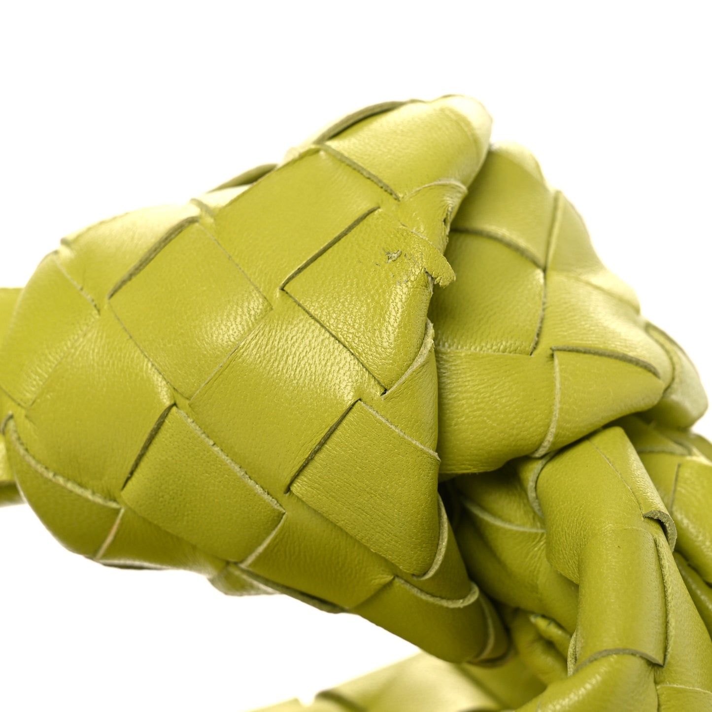 Nappa Intrecciato Mini Jodie Kiwi