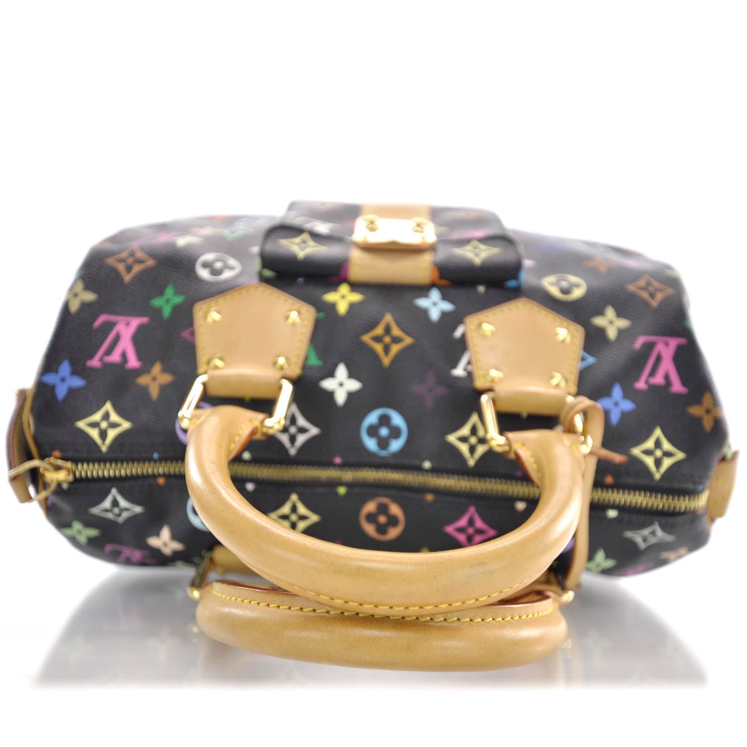 Louis Vuitton Monogram Multicolor Speedy 30 Black 5 of 9