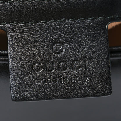 Gucci Calfskin Matelasse Small GG Marmont Shoulder Bag Black 6 of 10