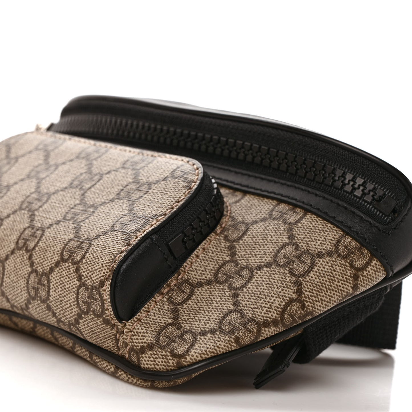 GG Supreme Monogram Belt Bag Black