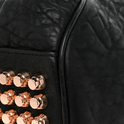 Alexander Wang Pebbled Lambskin Rockie Black Rose Gold Hardware 12 of 16