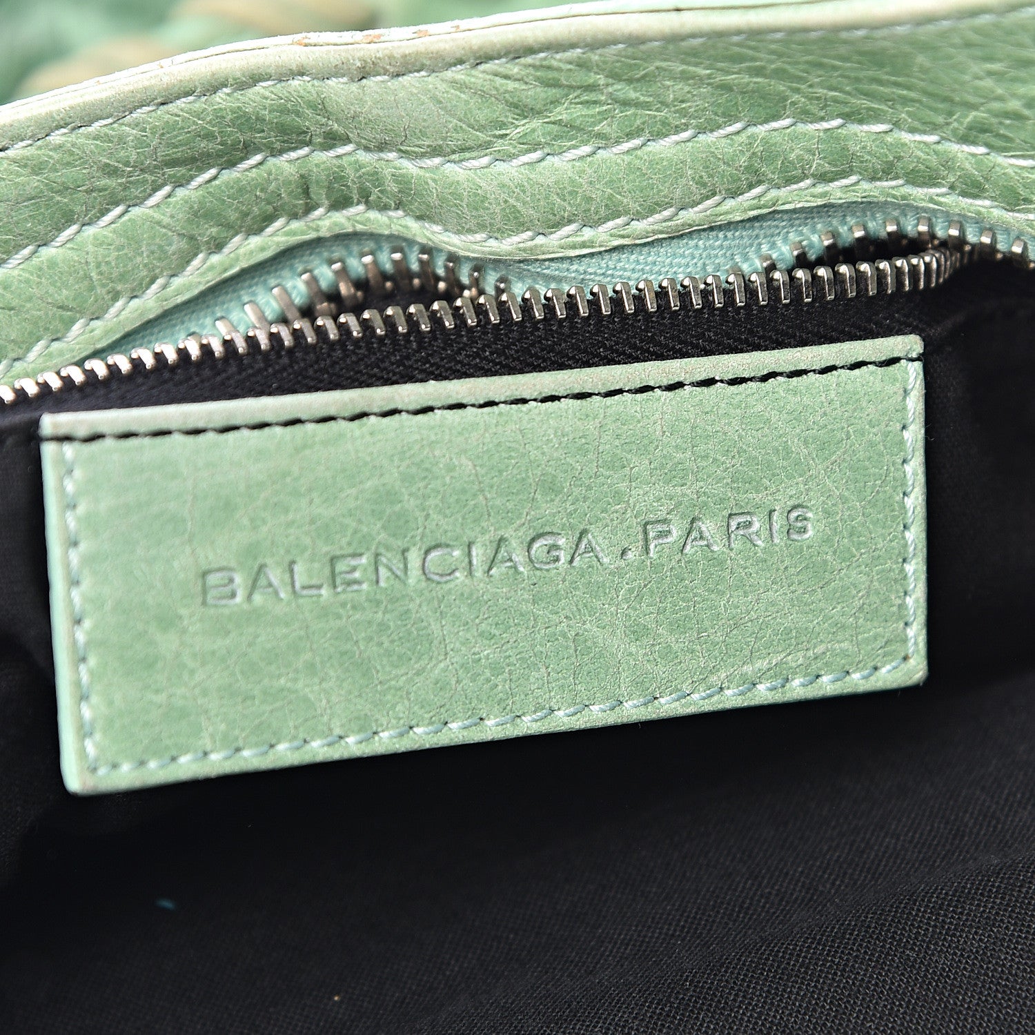 Balenciaga Agneau Giant 21 Silver Hardware City Vert D'eau 6 of 14