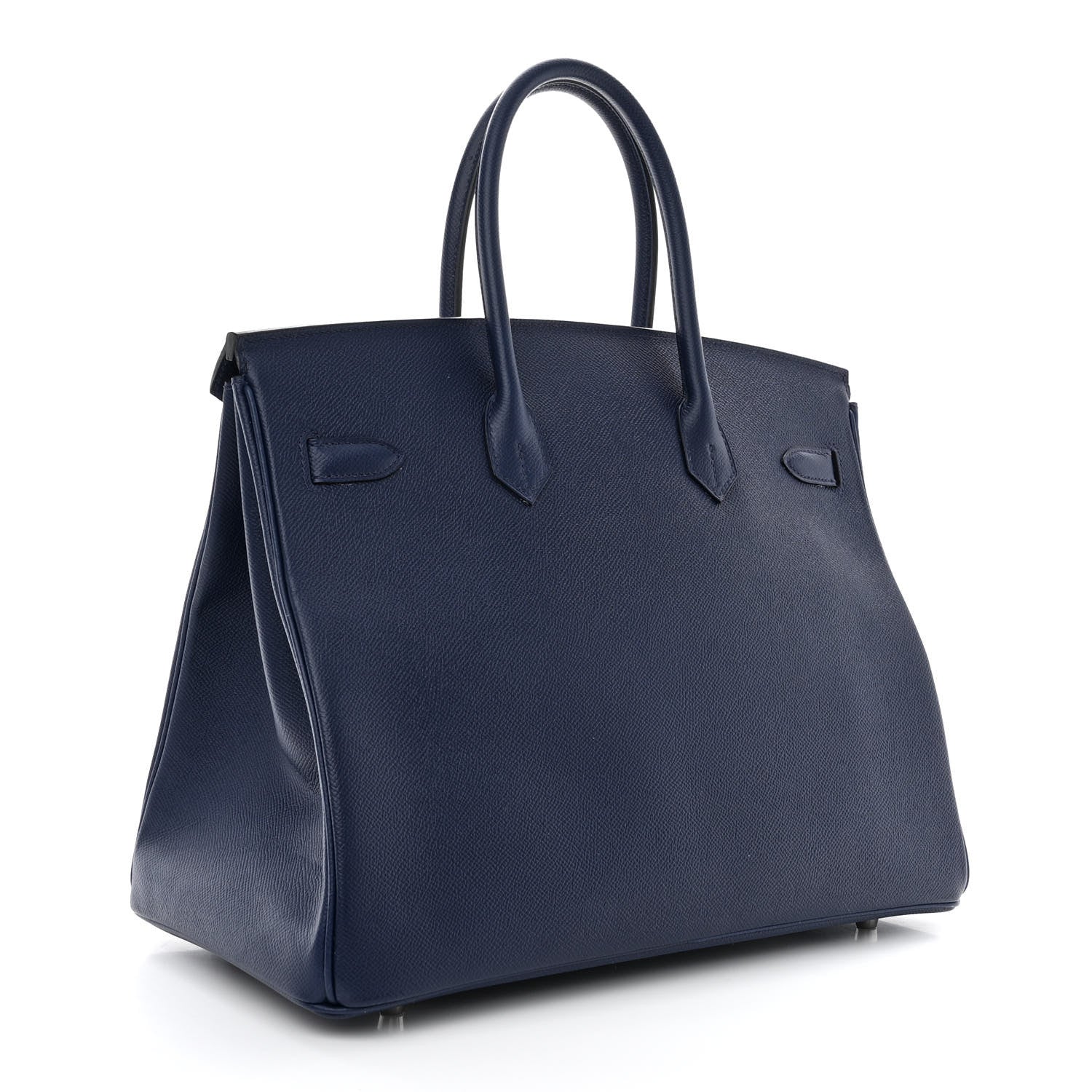 Hermes Epsom Horseshoe Birkin 35 Bleu Saphir 2 of 13