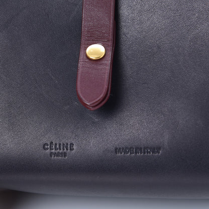Celine Sleek Calfskin Box On Strap Bag Navy Blue 6 of 8