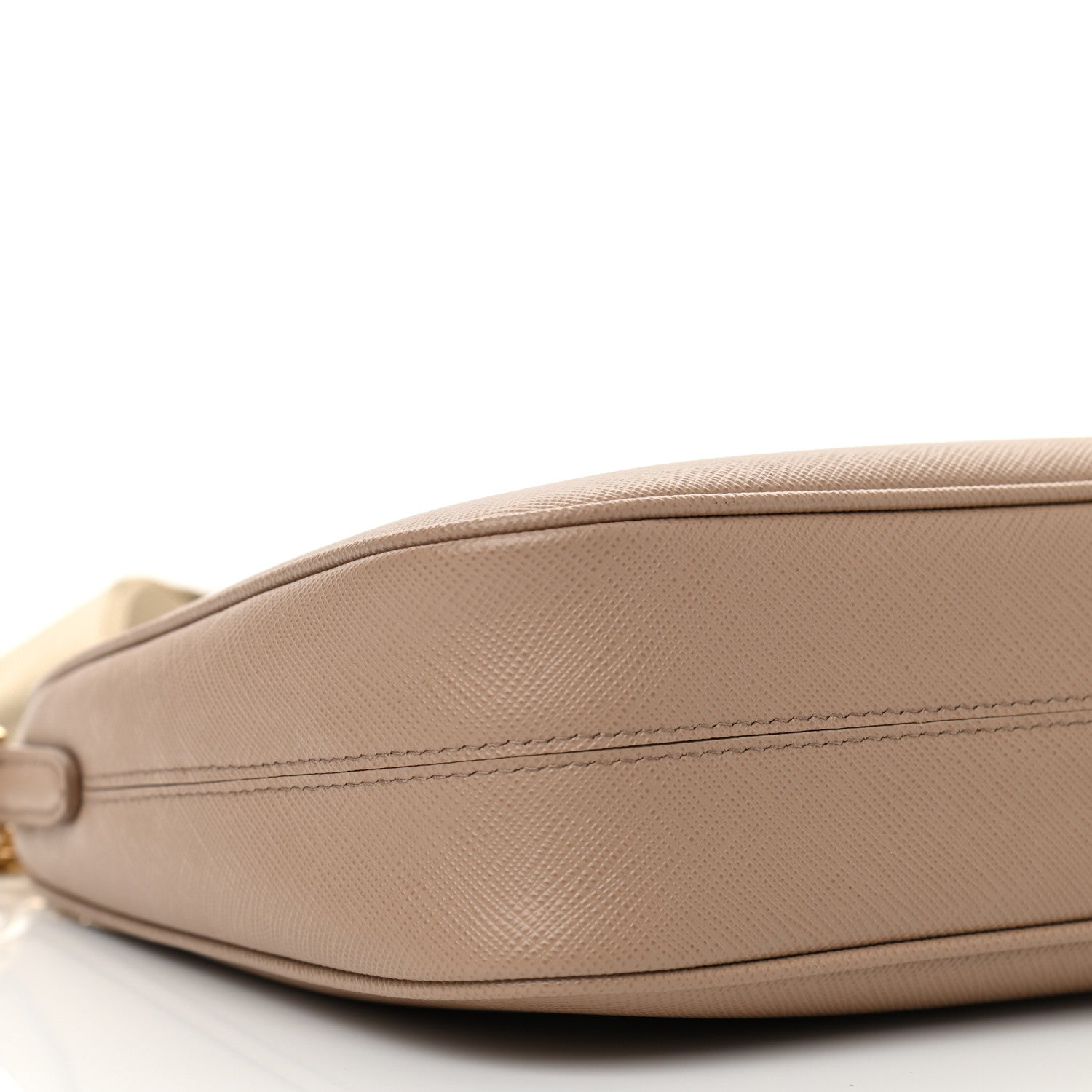 Prada Saffiano Re-Edition 2005 Shoulder Bag Cammeo Beige 11 of 12