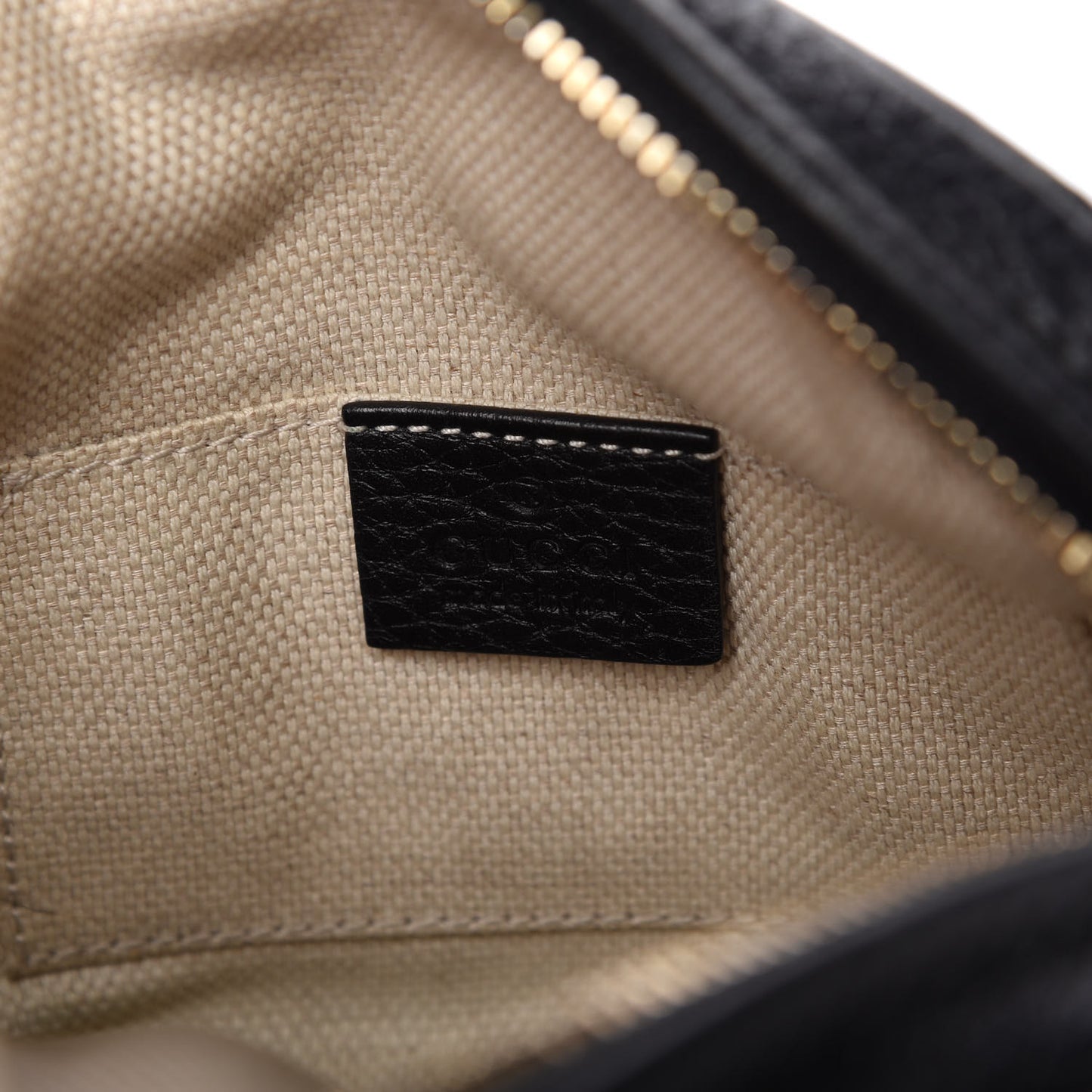 Pebbled Calfskin Mini Soho Chain Bag Black