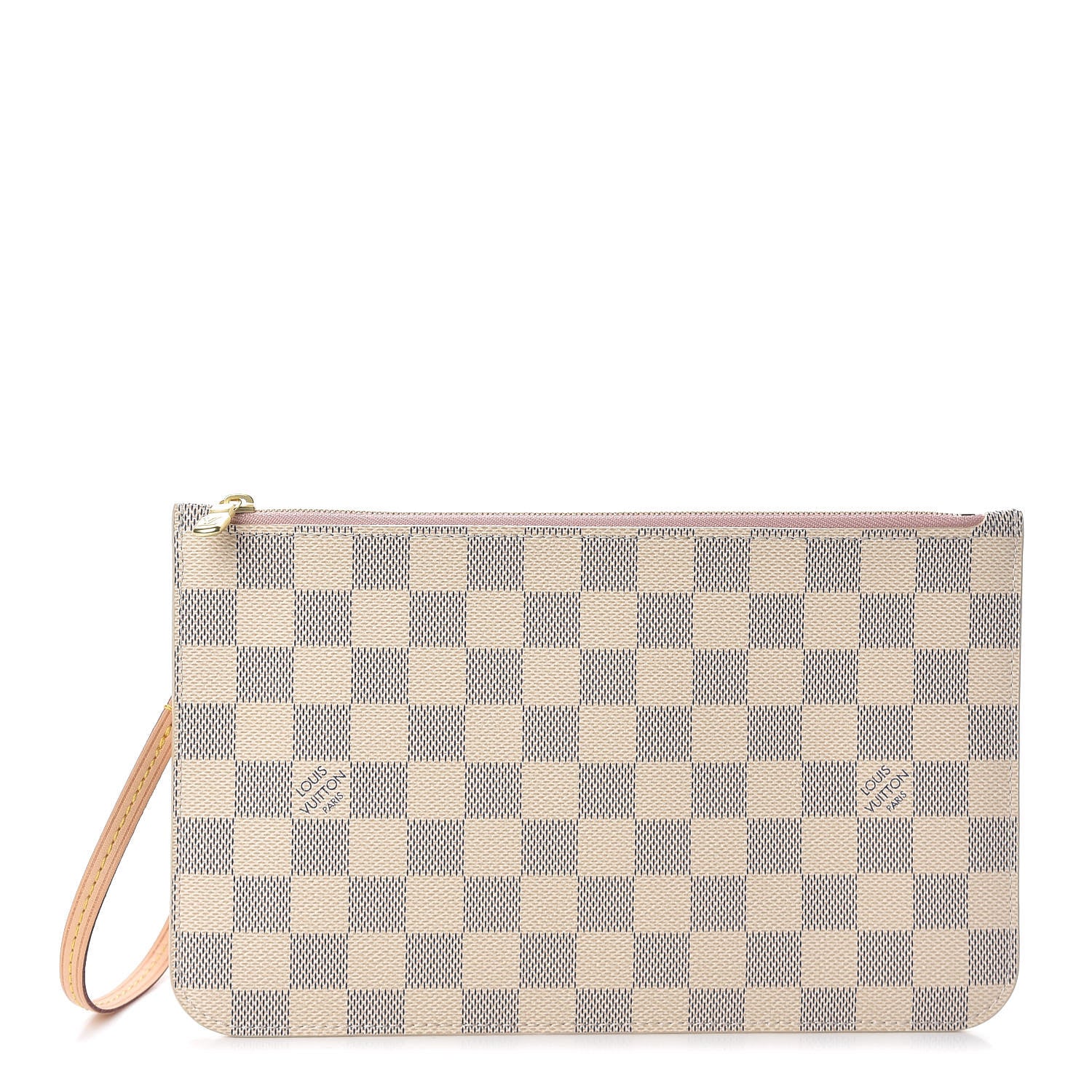 Louis Vuitton Damier Azur Neverfull MM GM Pochette Rose Ballerine 1 of 7