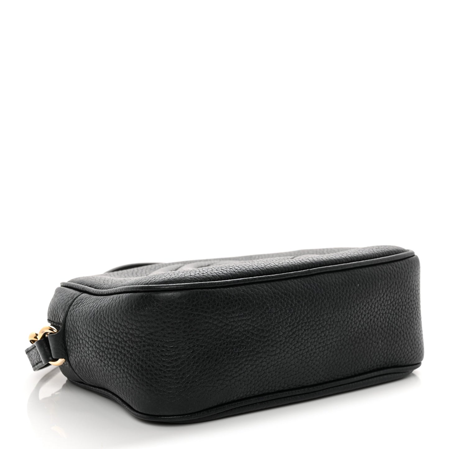Pebbled Calfskin Small Soho Disco Bag Blue