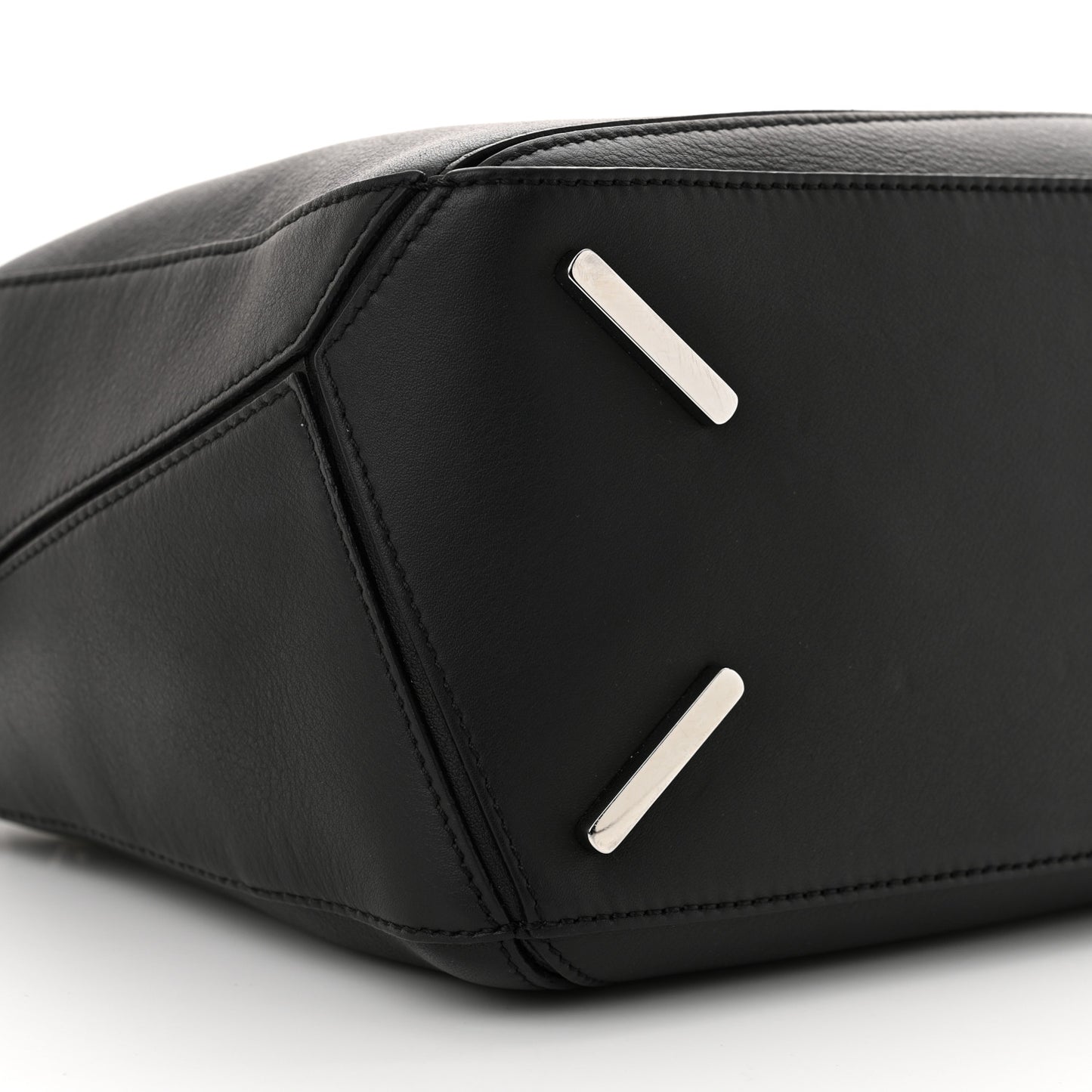 Calfskin Medium Puzzle Bag Black