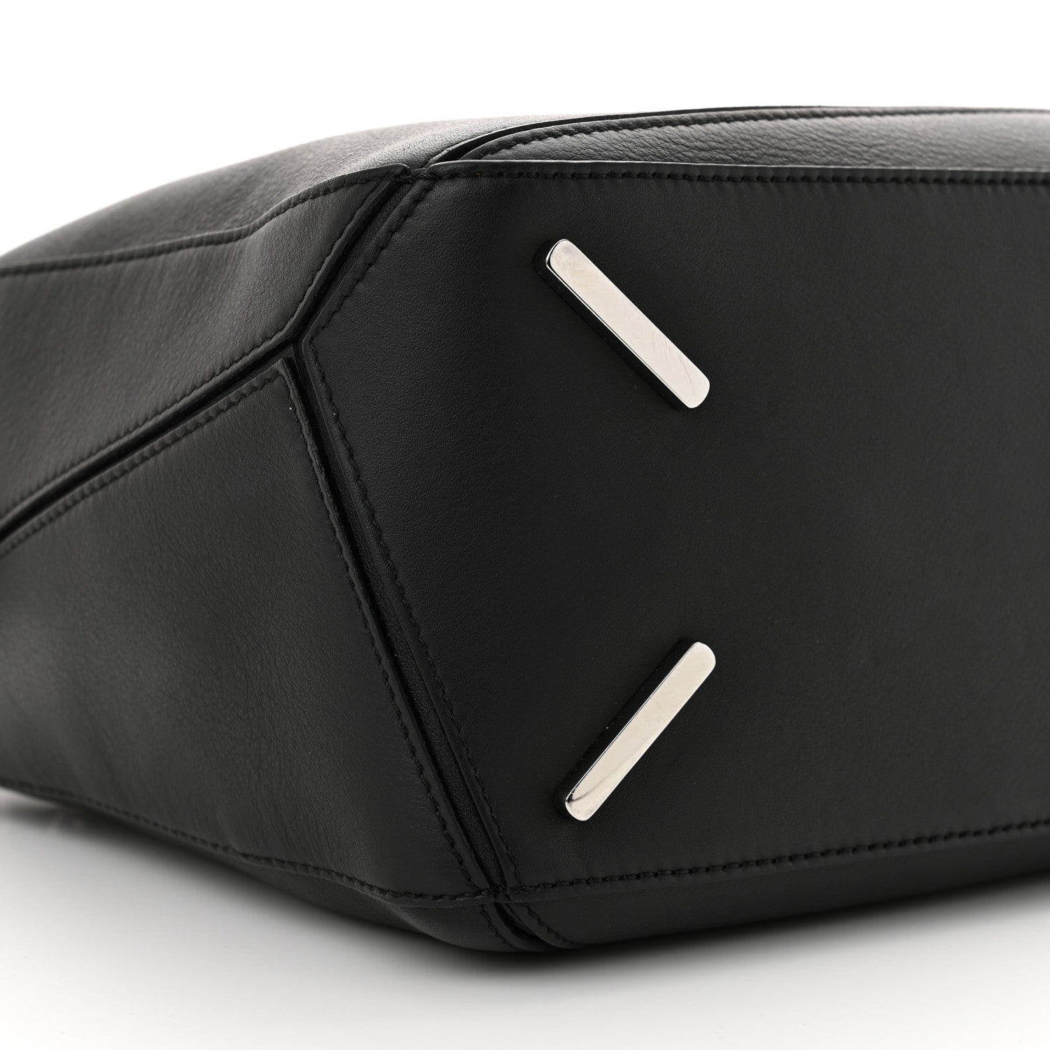 Loewe Calfskin Medium Puzzle Bag Black 9 of 12