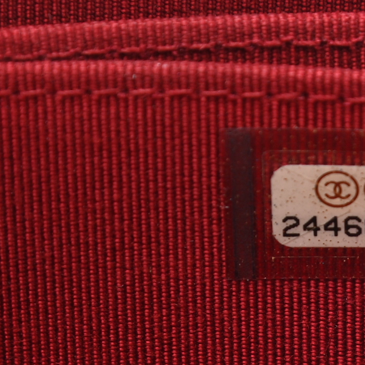 Chanel Caviar Quilted Zip Coin Purse Red 7 of 8