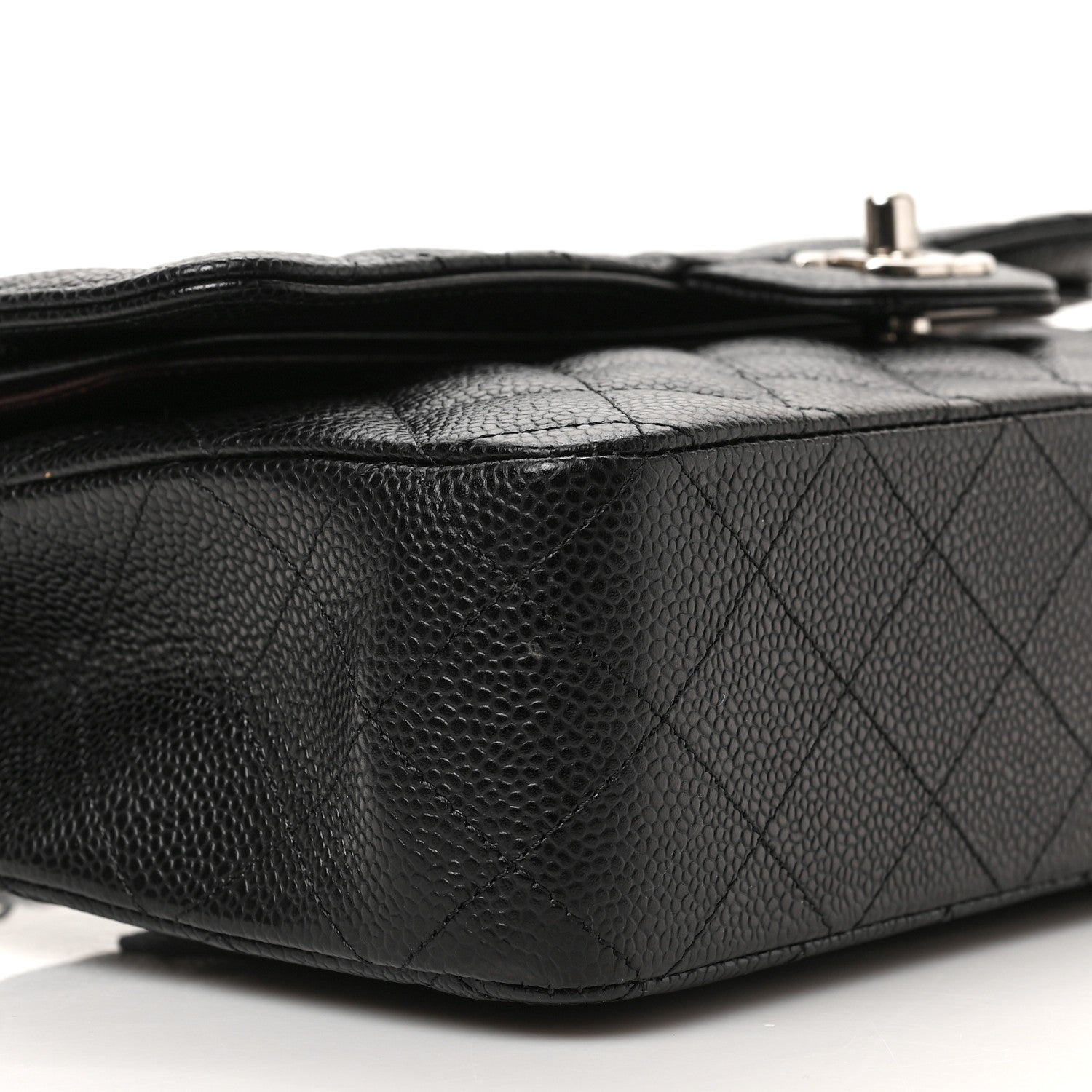 Chanel Caviar Quilted Medium Double Flap Black 8 of 9