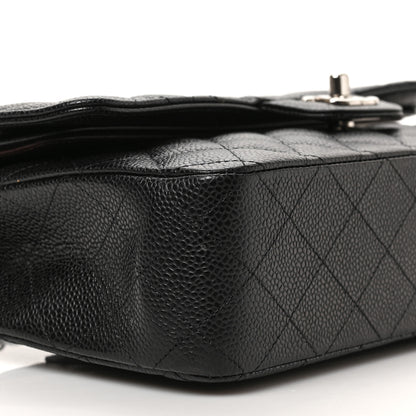 Chanel Caviar Quilted Medium Double Flap Black 8 of 9