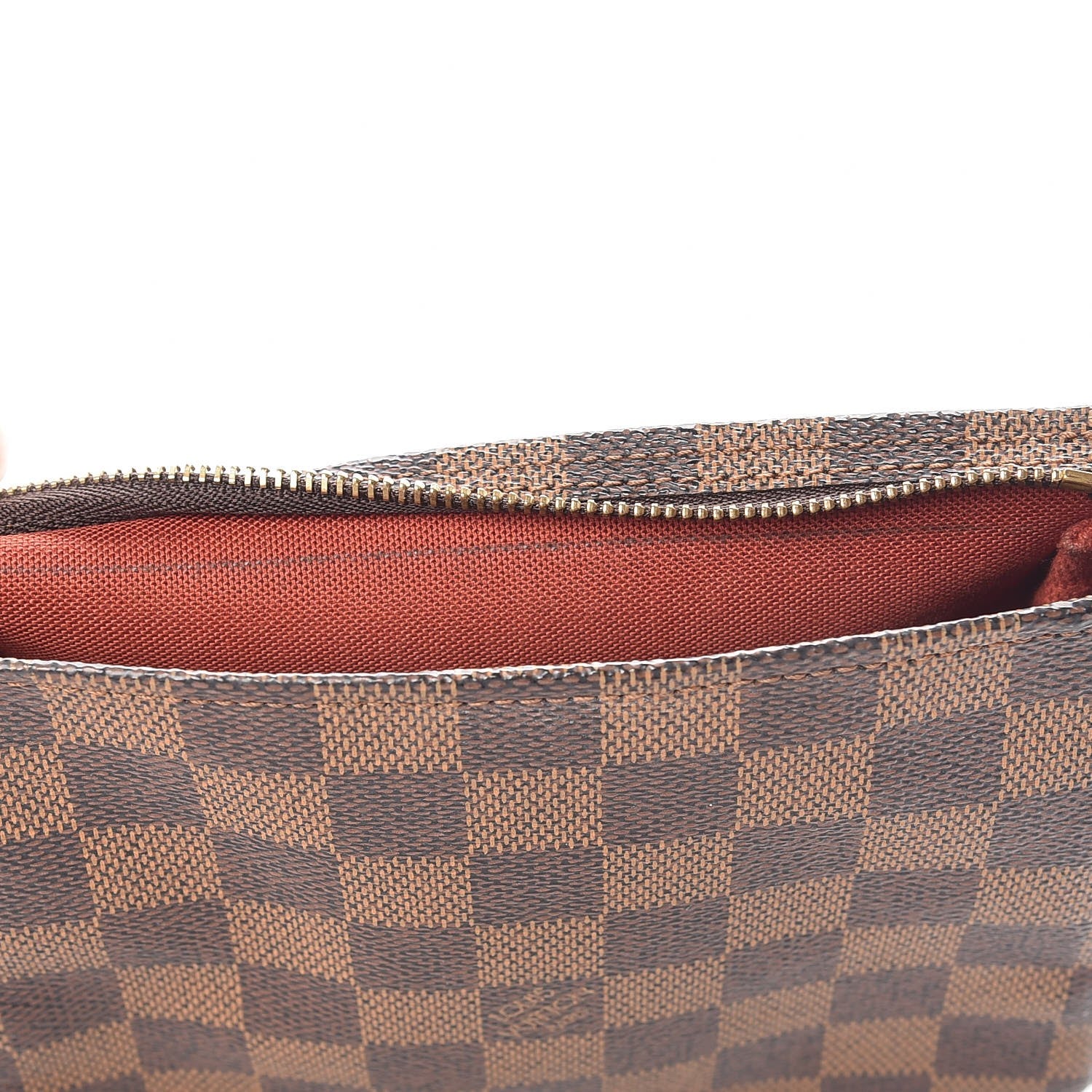 Louis Vuitton Damier Ebene Trousse Make Up Bag Pochette 10 of 10