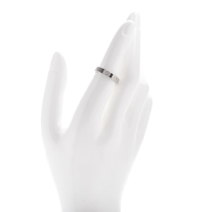 Cartier 18K White Gold 3.5mm LOVE Wedding Band Ring 53 6.25 2 of 4