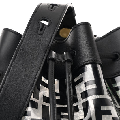 Fendi TPU FF Vitello Grace F is Fendi Grande Mon Tresor Bucket Bag Black 8 of 11