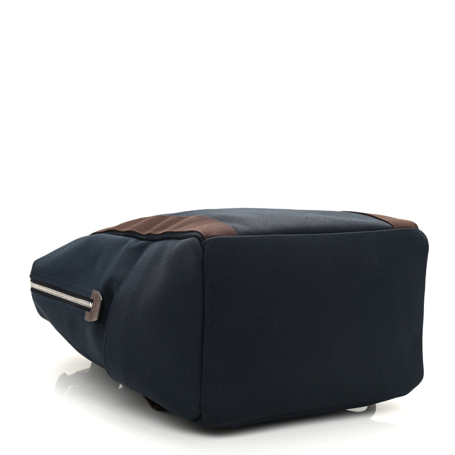Hermes Toile Groom School Backpack Bleu Navy Feu 4 of 11