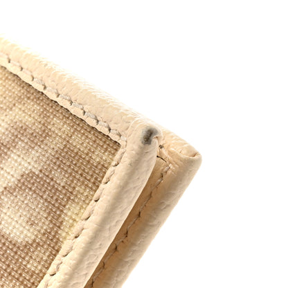 Christian Dior Monogram Vintage Flowers Card Holder Beige 10 of 11