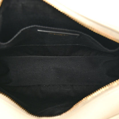Saint Laurent Calfskin Matelasse Monogram Lou Camera Bag Crema Soft 6 of 12