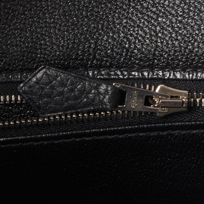 Hermes Taurillon Clemence Birkin 30 Black 18 of 27