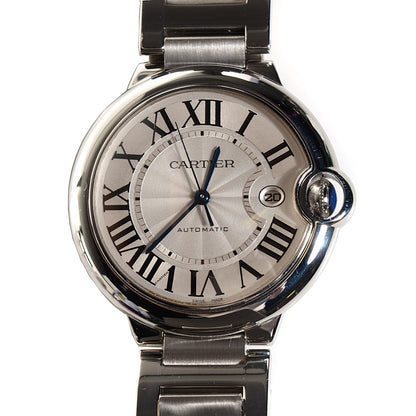 Cartier Stainless Steel 42mm Ballon Bleu De Automatic Watch 1 of 6