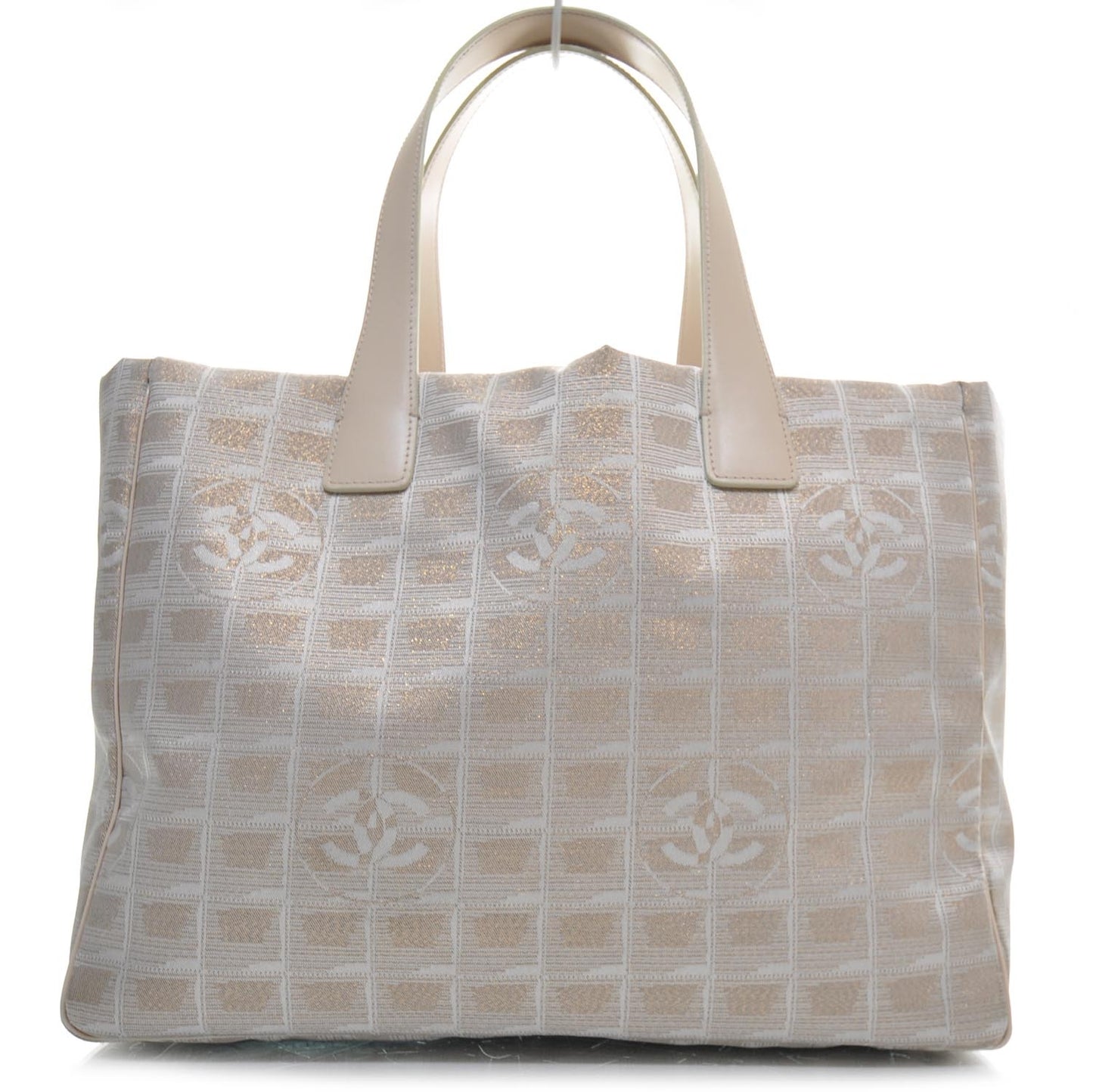Nylon Travel Large Tote Beige