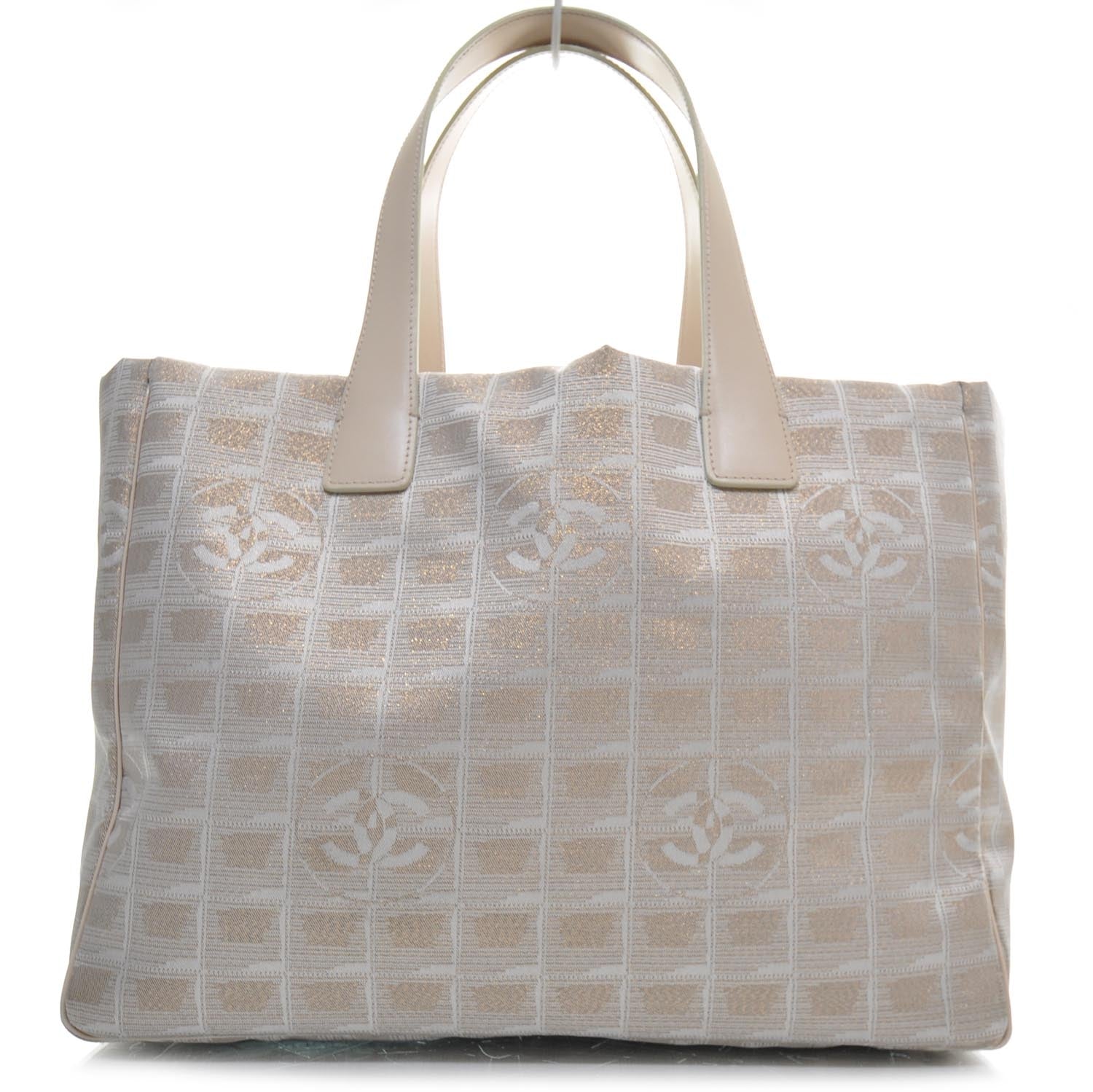 Chanel Nylon Travel Large Tote Beige 1 of 11