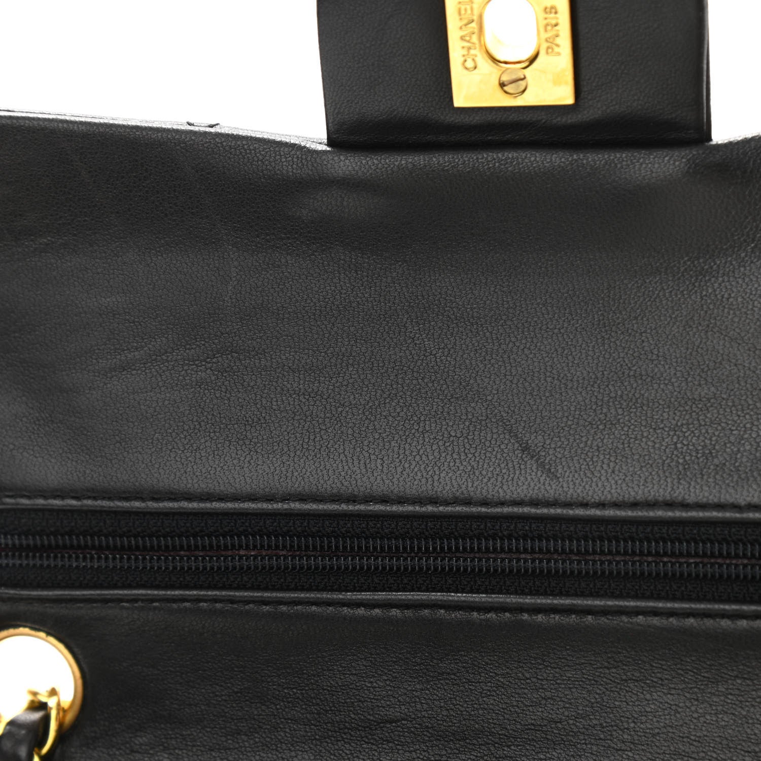 Chanel Lambskin Quilted Small Double Flap Black 13 of 14