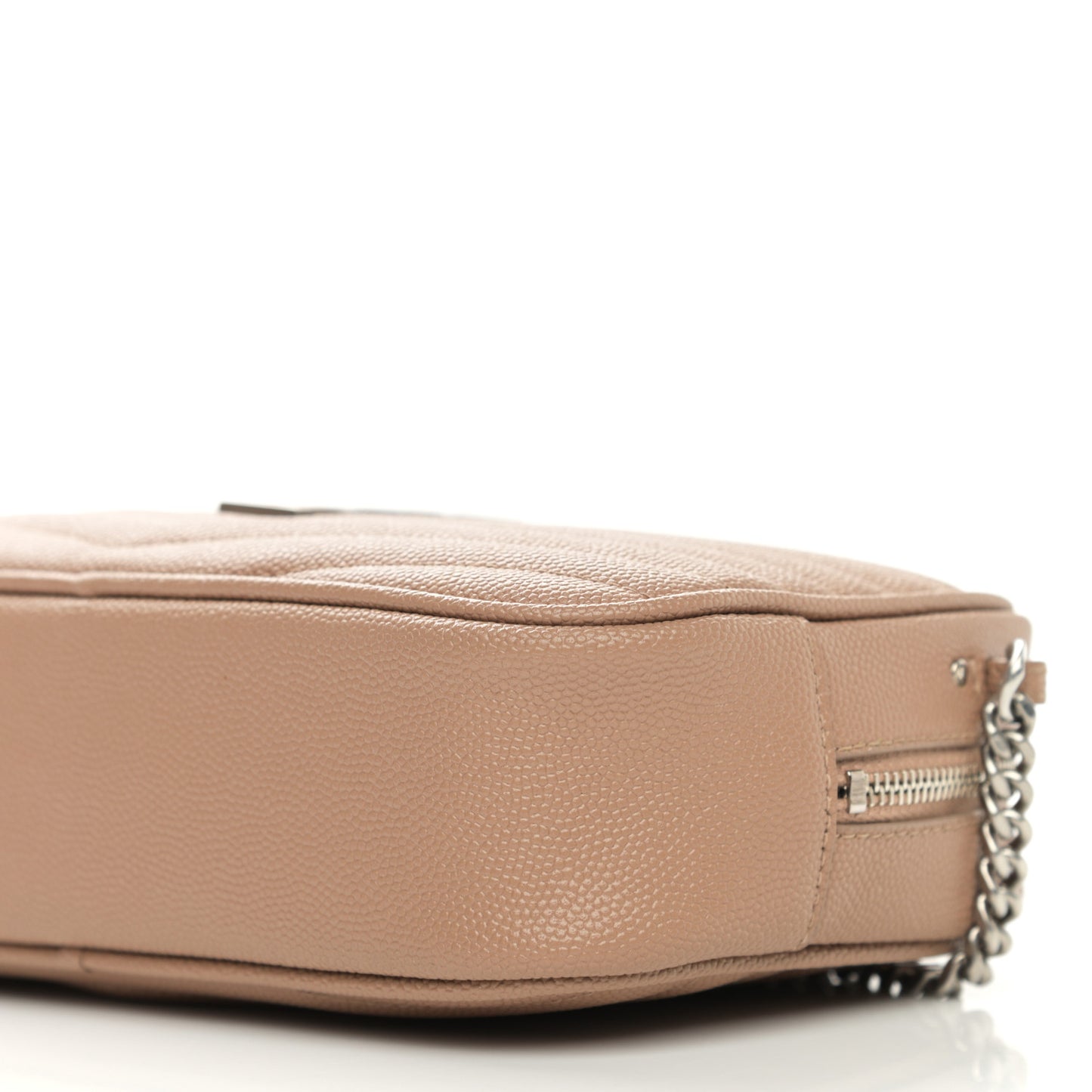 Grain De Poudre Matelasse Monogram Mini Lou Camera Bag Dark Beige