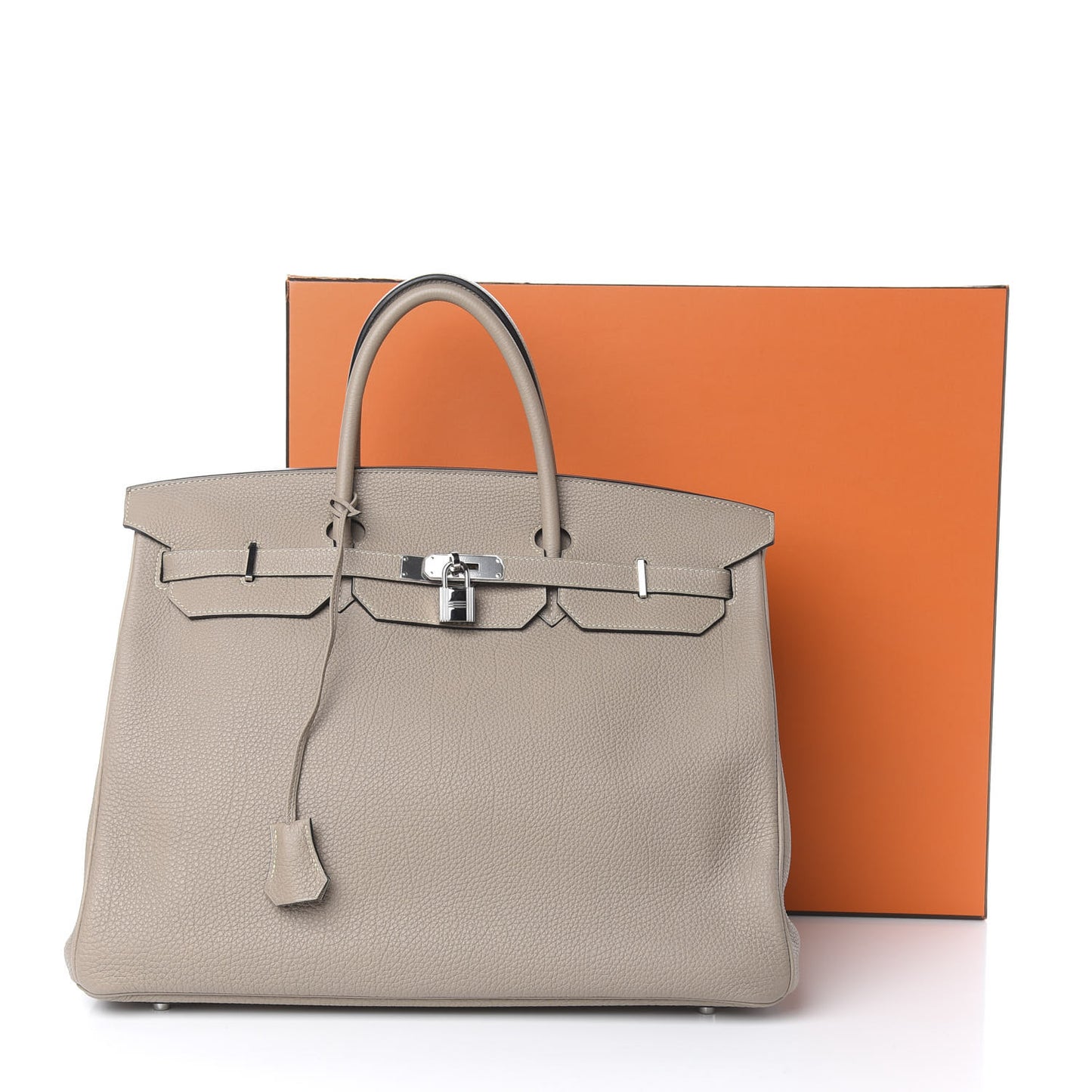 Togo Birkin 40 Gris Tourterelle