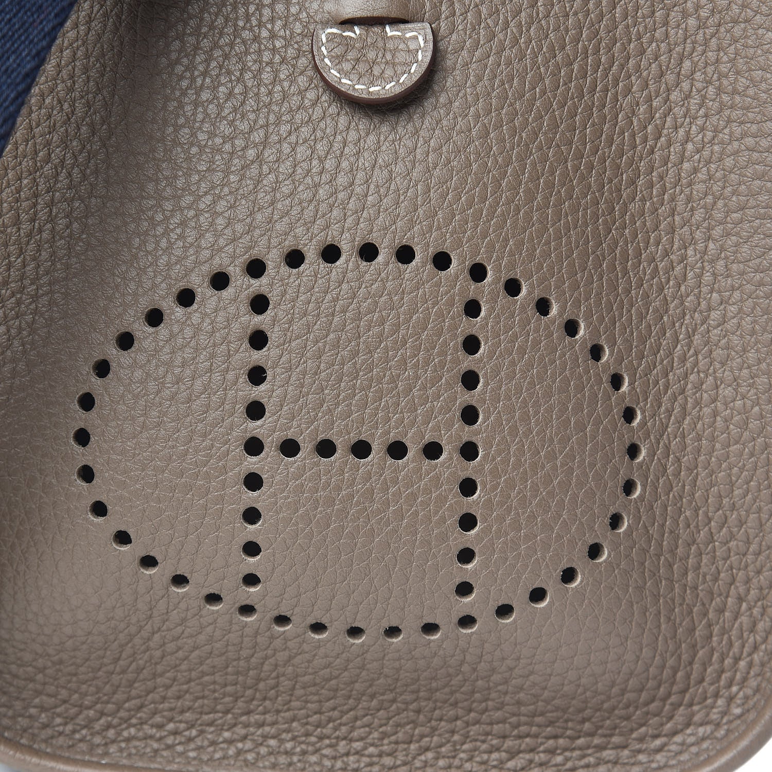Hermes Taurillon Clemence Amazone Evelyne TPM Etoupe Bleu Indigo 10 of 11