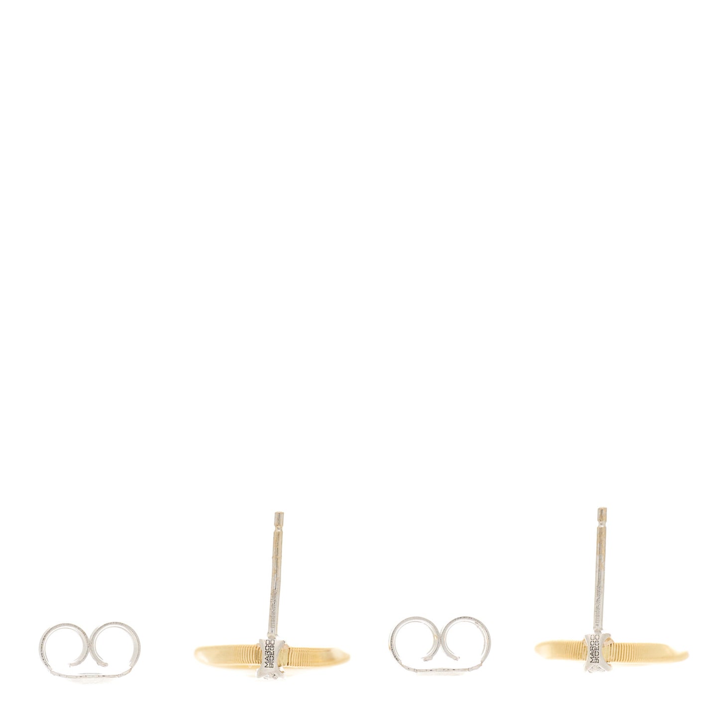 18K Yellow White Gold Diamond Marrakech Onde Earrings