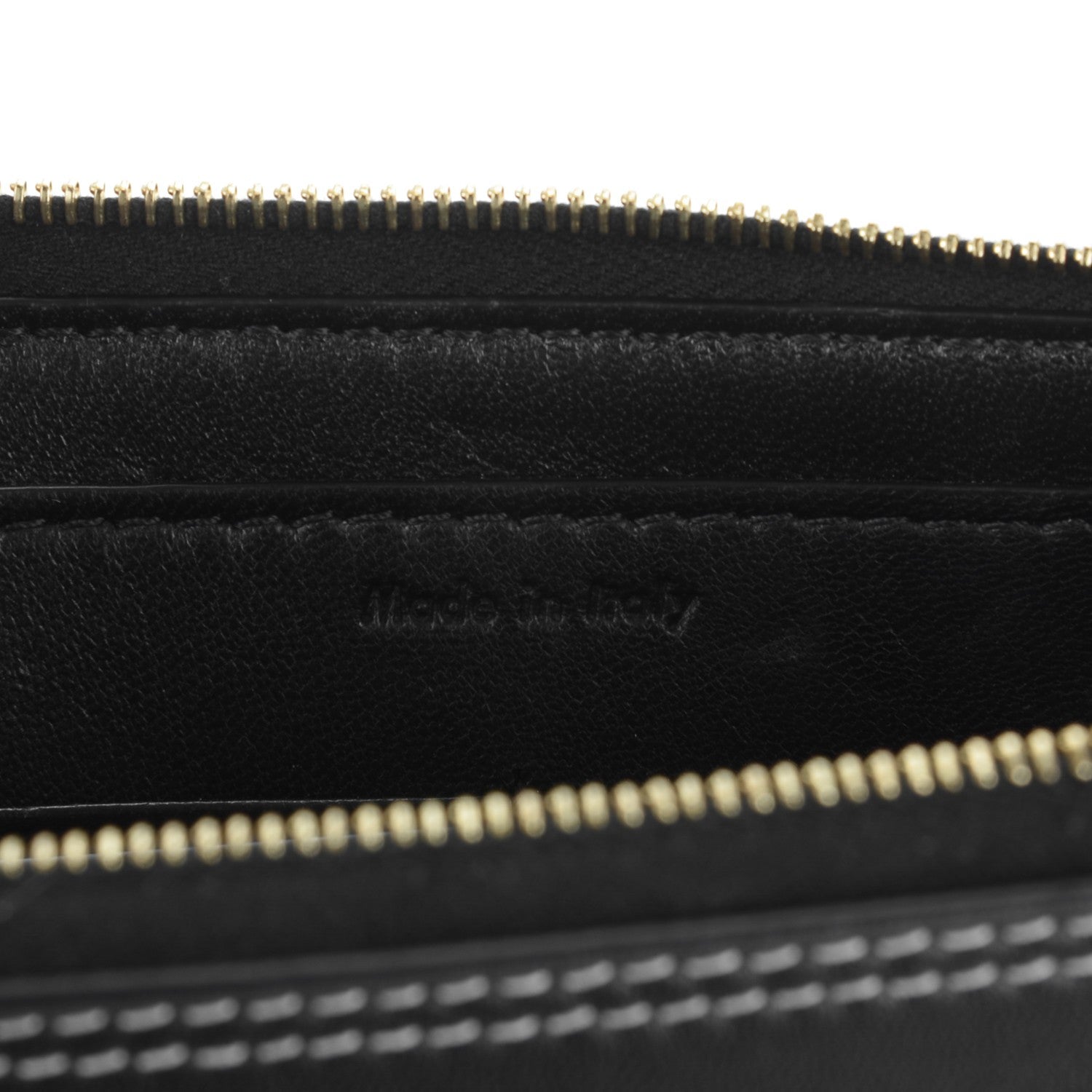 Celine Smooth Calfskin Ring Clutch w Dragonne Black 6 of 7