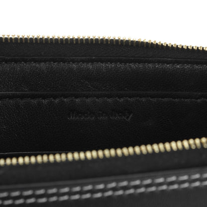 Celine Smooth Calfskin Ring Clutch w Dragonne Black 6 of 7