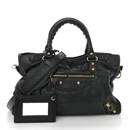 Balenciaga Agneau Giant 12 Gold Hardware City Black 3 of 15
