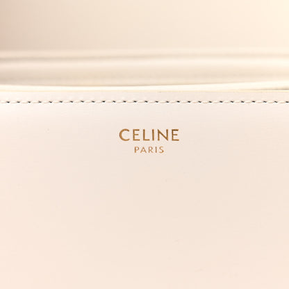 Celine Shiny Calfskin Medium Triomphe White 6 of 18