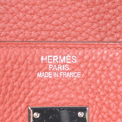 Hermes Taurillon Clemence Birkin 40 Bougainvillea 7 of 10