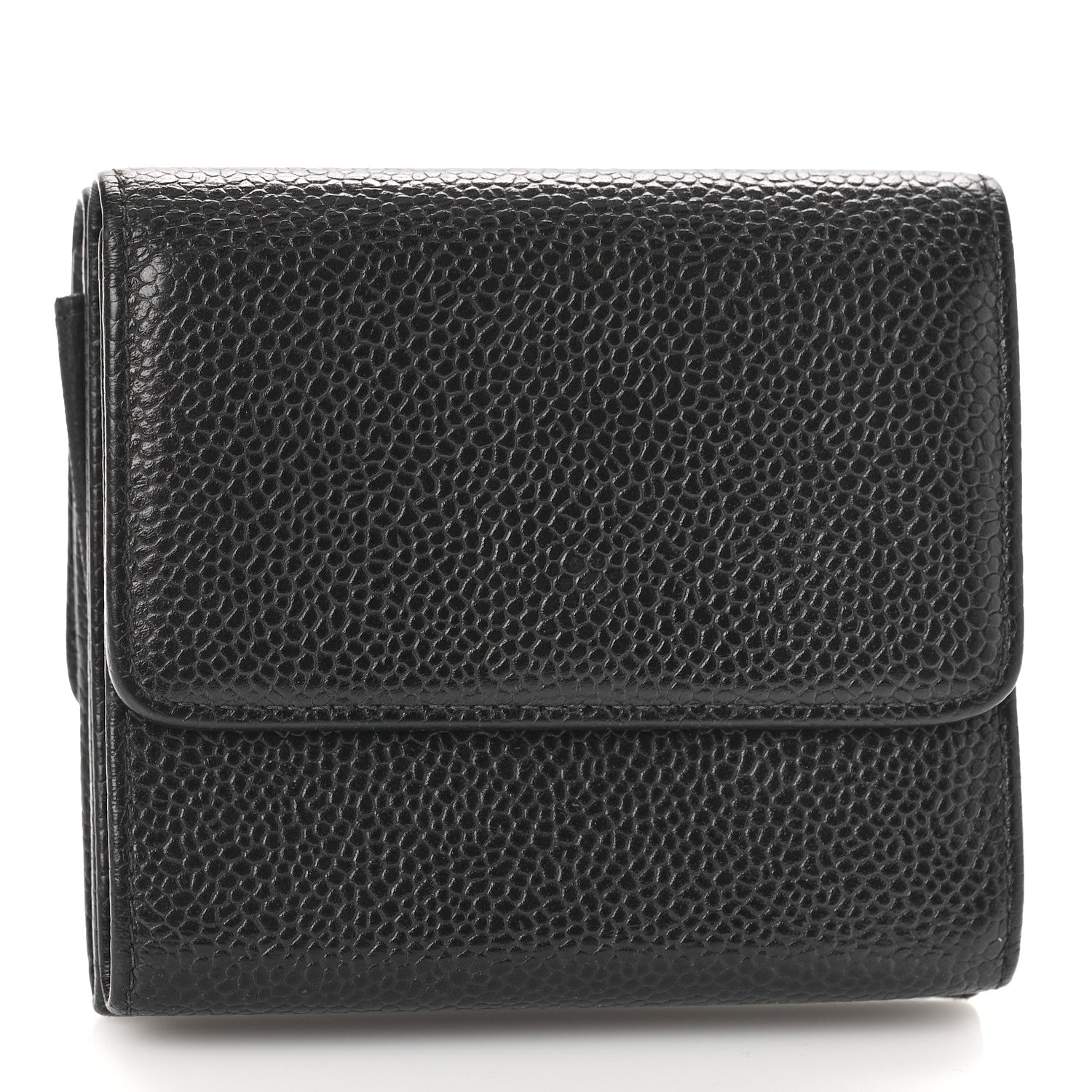 Chanel Caviar Timeless CC Compact Flap Wallet Black 3 of 14