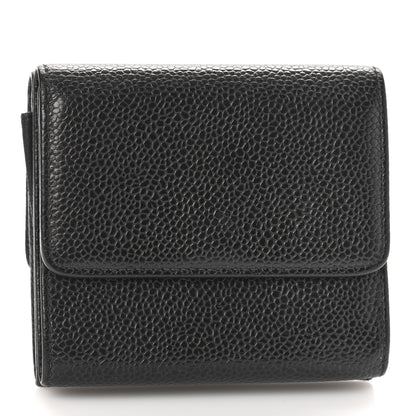 Chanel Caviar Timeless CC Compact Flap Wallet Black 3 of 14