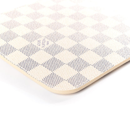 Louis Vuitton Damier Azur Neverfull MM GM Pochette Rose Ballerine 5 of 9