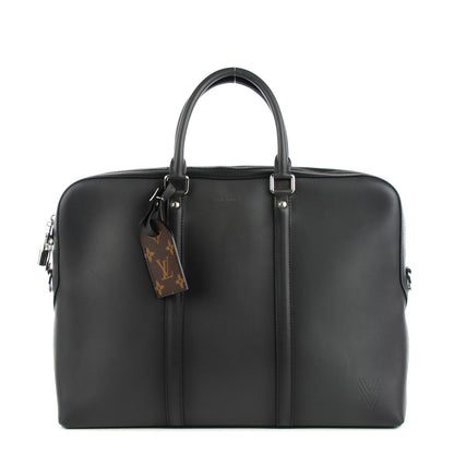 Louis Vuitton Cuir Ombre Porte-Documents Voyage Bandouliere Charcoal 1 of 7