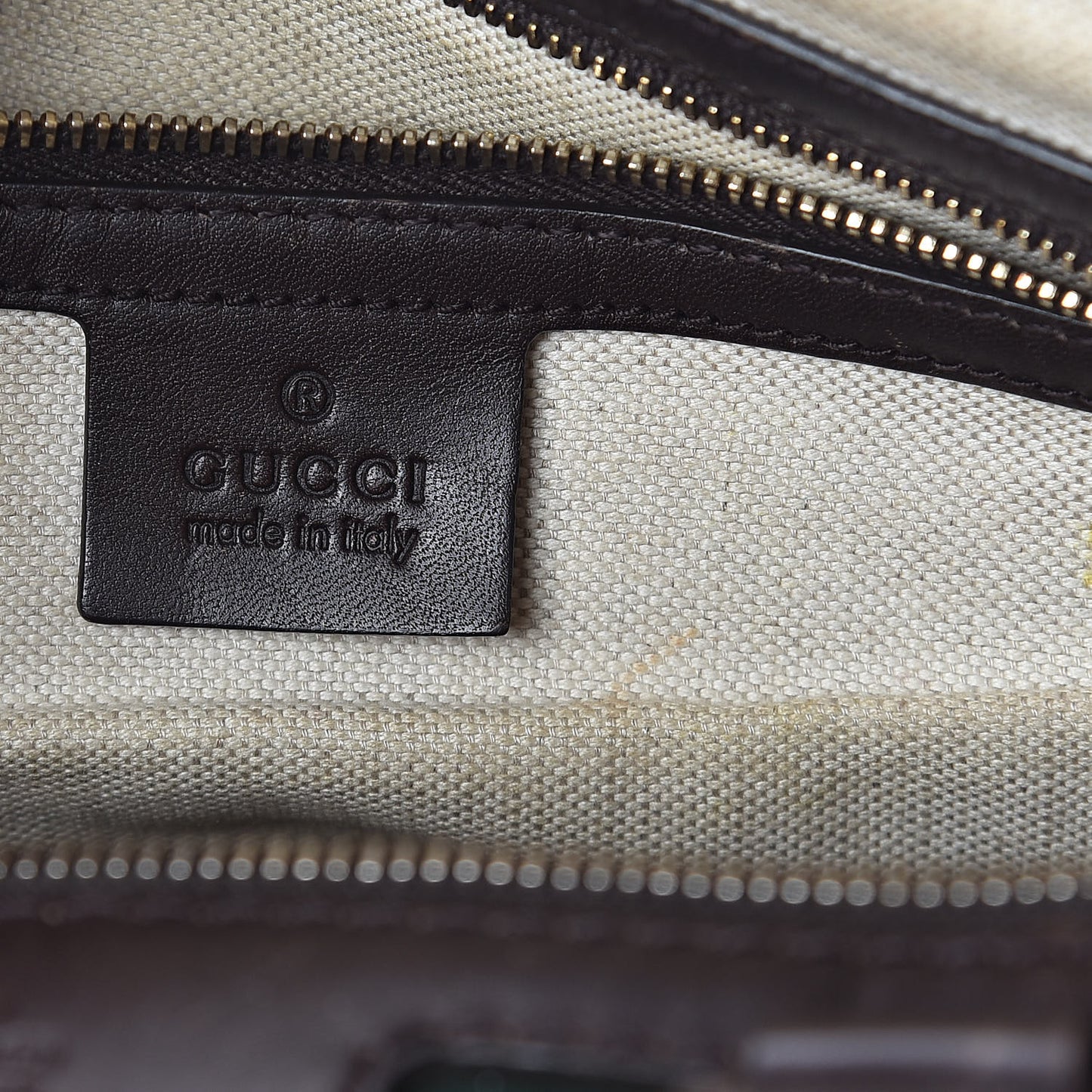 Monogram Vintage Web Medium Boston Dark Brown