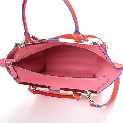 Fendi Vitello Dolce Shiny Nappa Petite 3Jours Tote Papavero 6 of 8