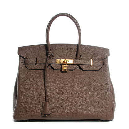 Hermes Togo Birkin 35 Taupe 1 of 27