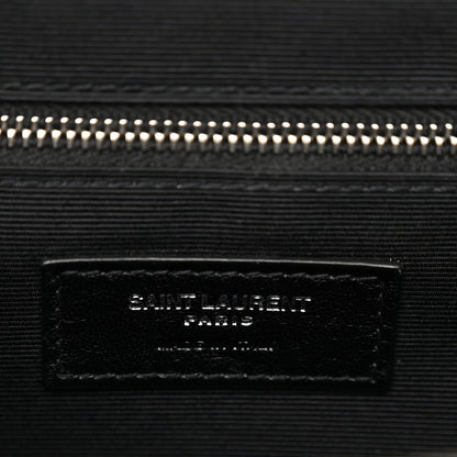 Saint Laurent Grain De Poudre Large Tri-Quilt Monogram Satchel Porcellana 6 of 11