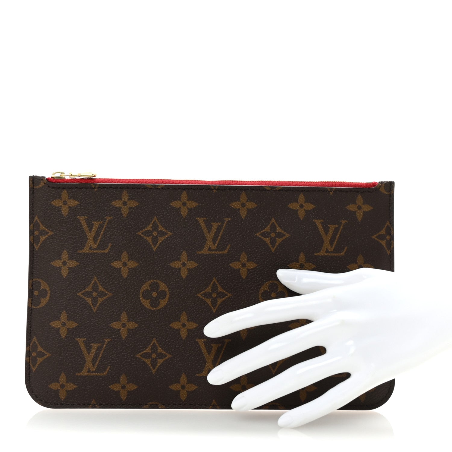 Louis Vuitton Monogram Neverfull MM GM Pochette Cherry 2 of 6